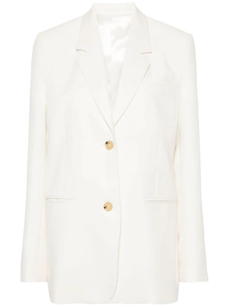 TOTEME notched-lapels single-breasted blazer - Neutrals Cover