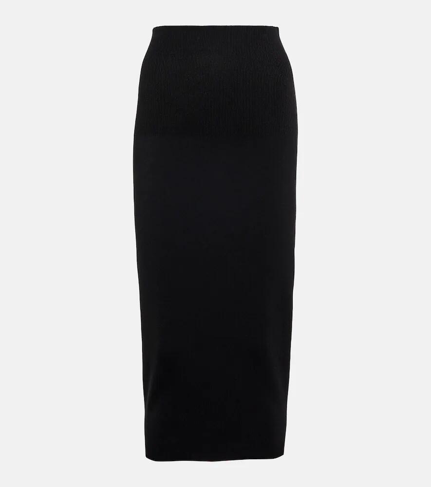 Victoria Beckham VB Body high-rise knit midi skirt Cover