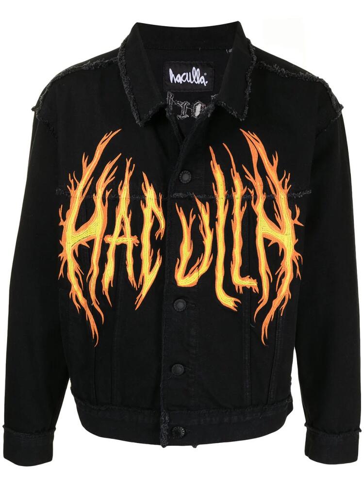 Haculla Haculla On Fire denim jacket - Black Cover