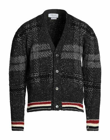 Thom Browne Man Cardigan Lead Wool, Mohair wool Cover