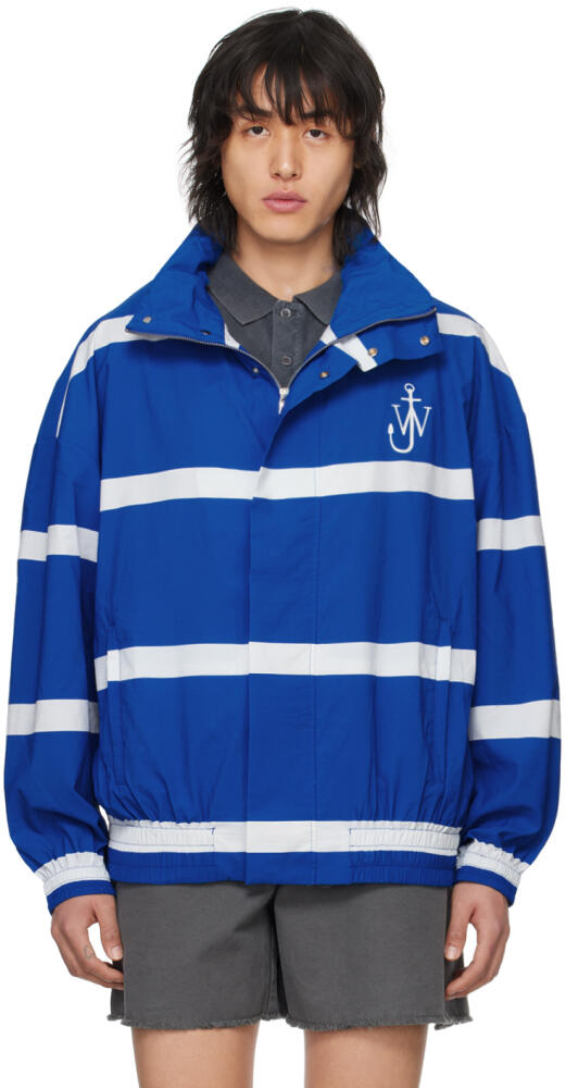 JW Anderson Blue Striped Track Jacket Cover