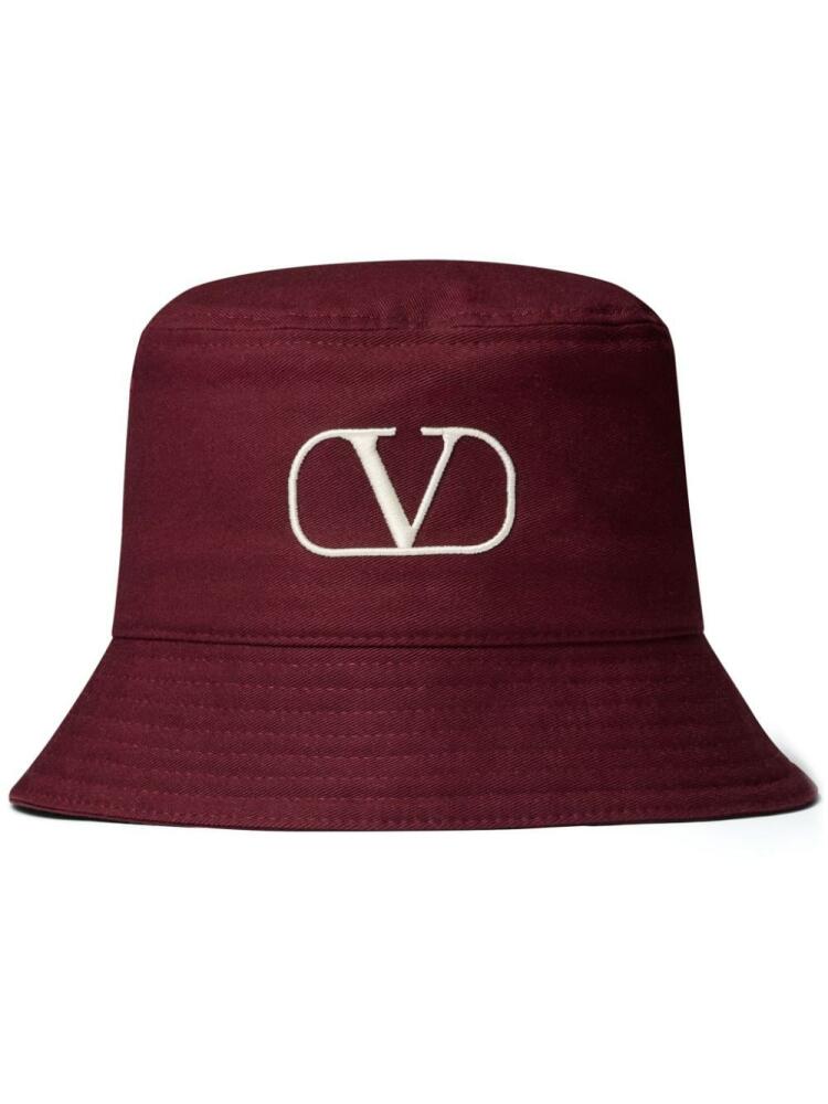 Valentino Garavani logo-embroidered cotton bucket hat Cover