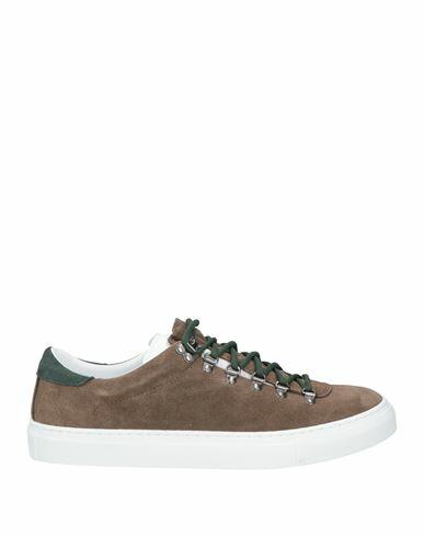 Diemme Man Sneakers Khaki Leather Cover