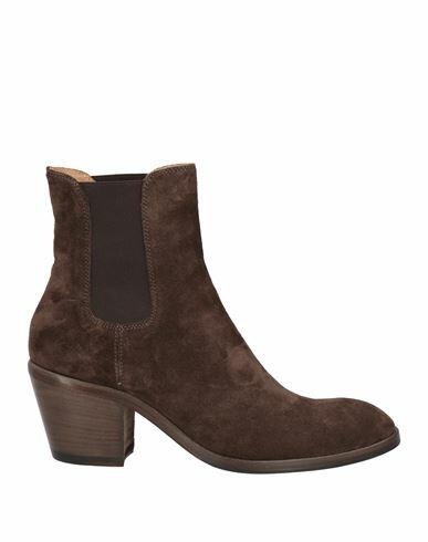 Alberto Fasciani Woman Ankle boots Dark brown Leather Cover