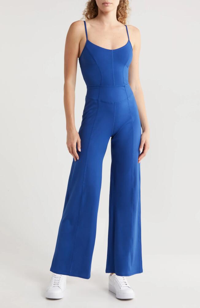 Free People FP Movement Up At Night Jumpsuit in Atlantic Cover