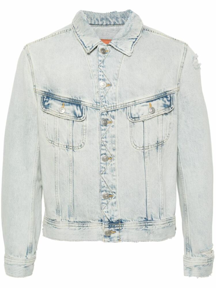 SANDRO distressed denim jacket - Blue Cover