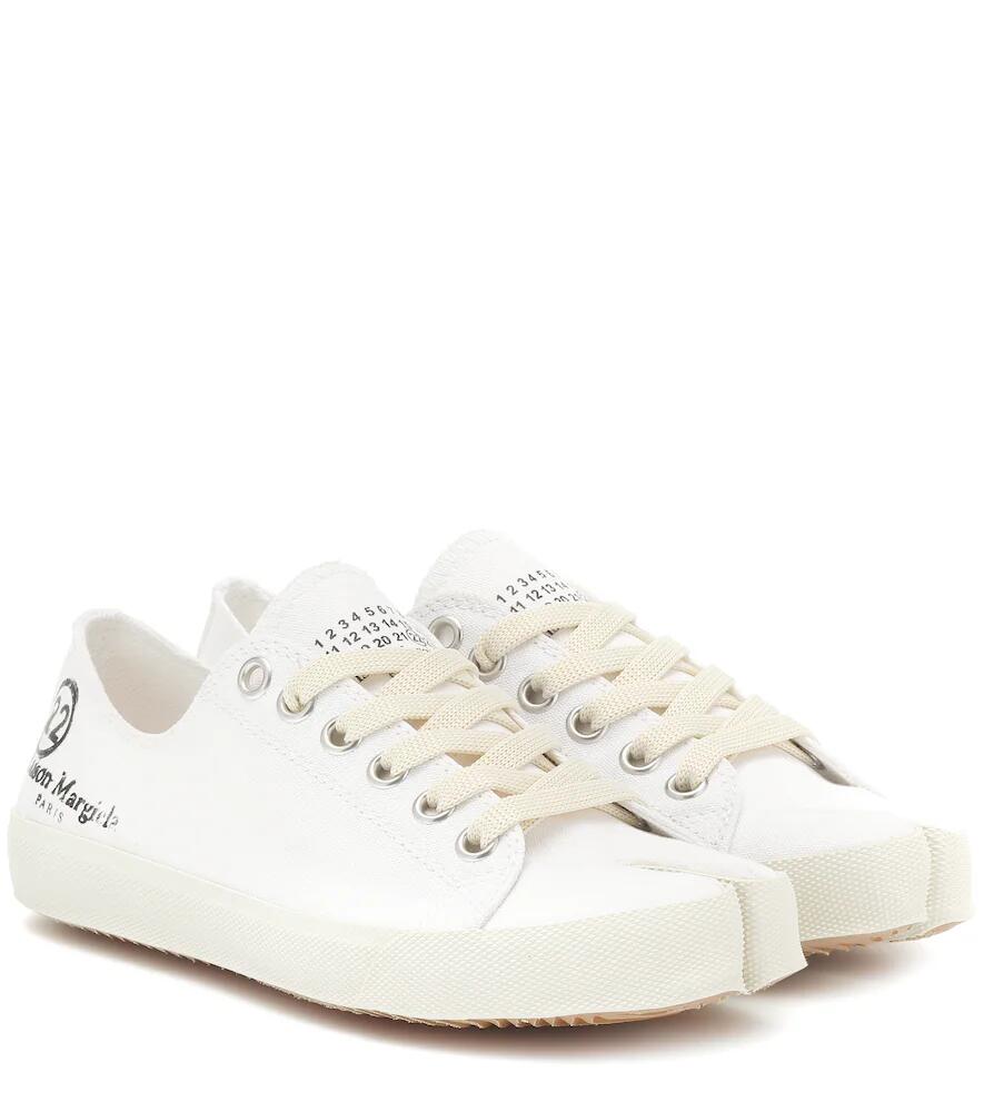 Maison Margiela Tabi logo canvas low-top sneakers Cover