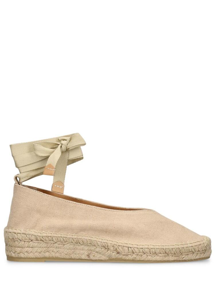 CASTAÑER 40mm Gea Cotton Espadrille Wedges Cover