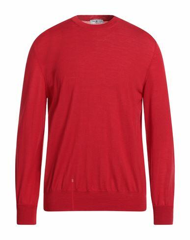 Pt Torino Man Sweater Red Virgin Wool Cover