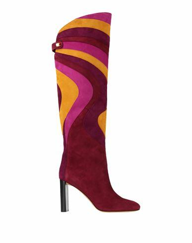 Skorpios Woman Boot Burgundy Leather Cover