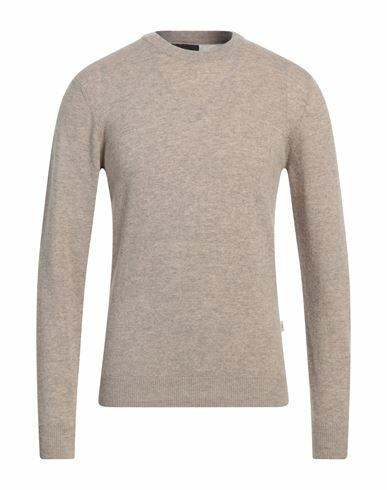 Liu •jo Man Man Sweater Light brown Wool Cover