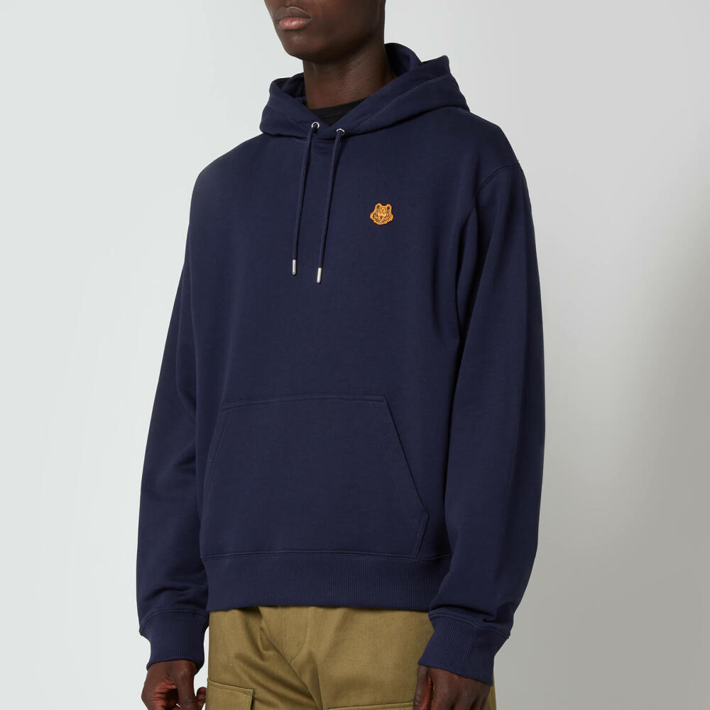 KENZO Men's Tiger Crest Classic Hoodie - Navy Blue Cover