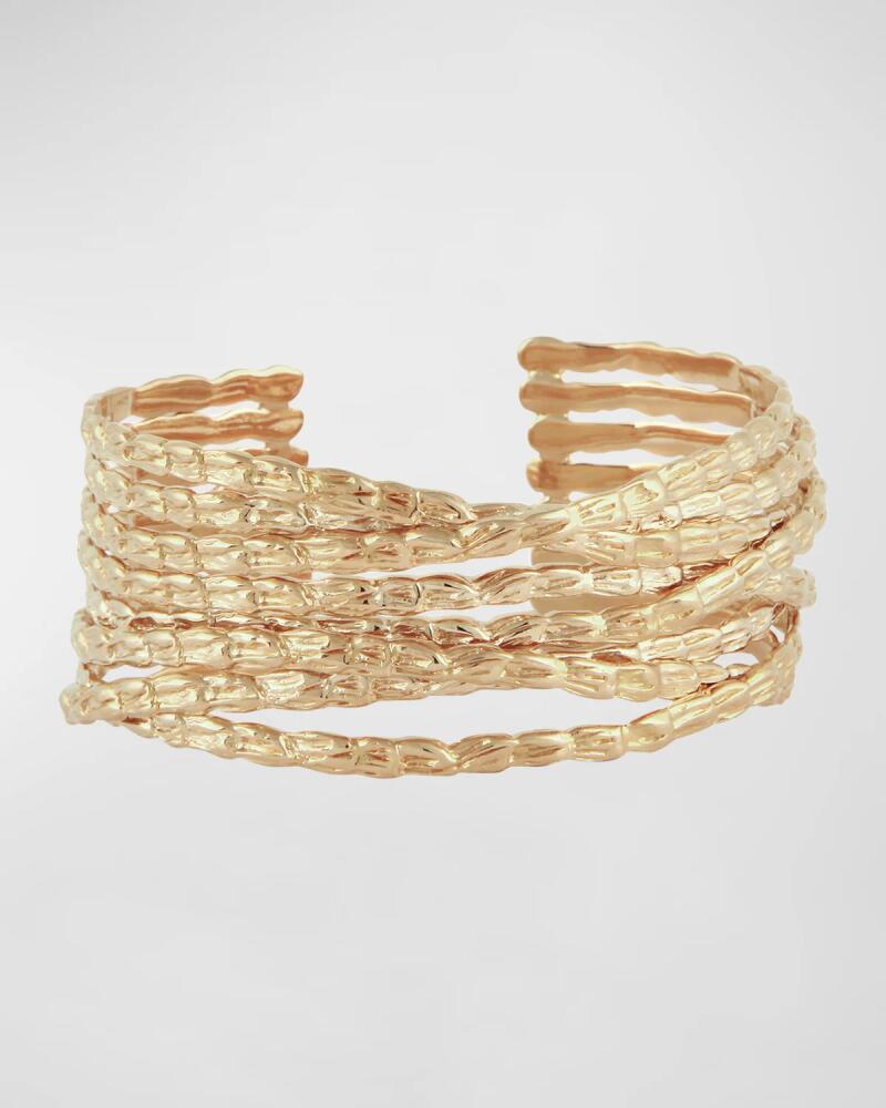 Gas Bijoux Liane 24K Gold-Plated Manchette Cuff Bracelet Cover