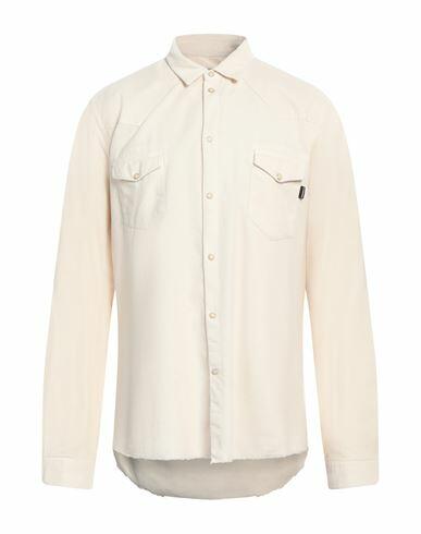 Daniele Alessandrini Homme Man Shirt Cream Cotton Cover