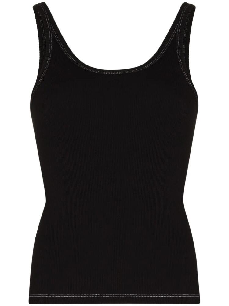 Ksubi ribbed cotton tank top - Black Cover