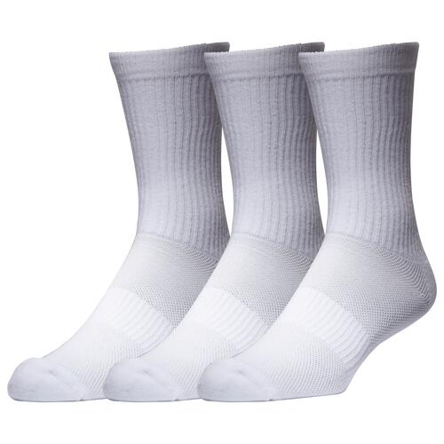 LCKR 3 Pack Performance Crew Socks - Mens White Cover