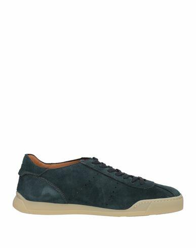 Santoni Man Sneakers Deep jade Soft Leather Cover