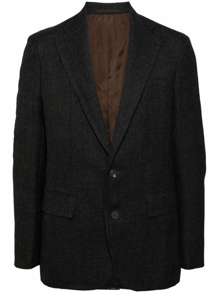 Kolor single-breasted wool blazer - Grey Cover