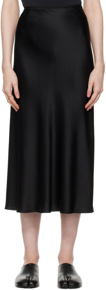 Maison Margiela Black Enver Midi Skirt Cover