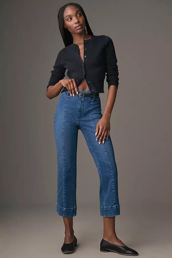 Pilcro Slim 70s High-Rise Crop Flare Jeans Cover