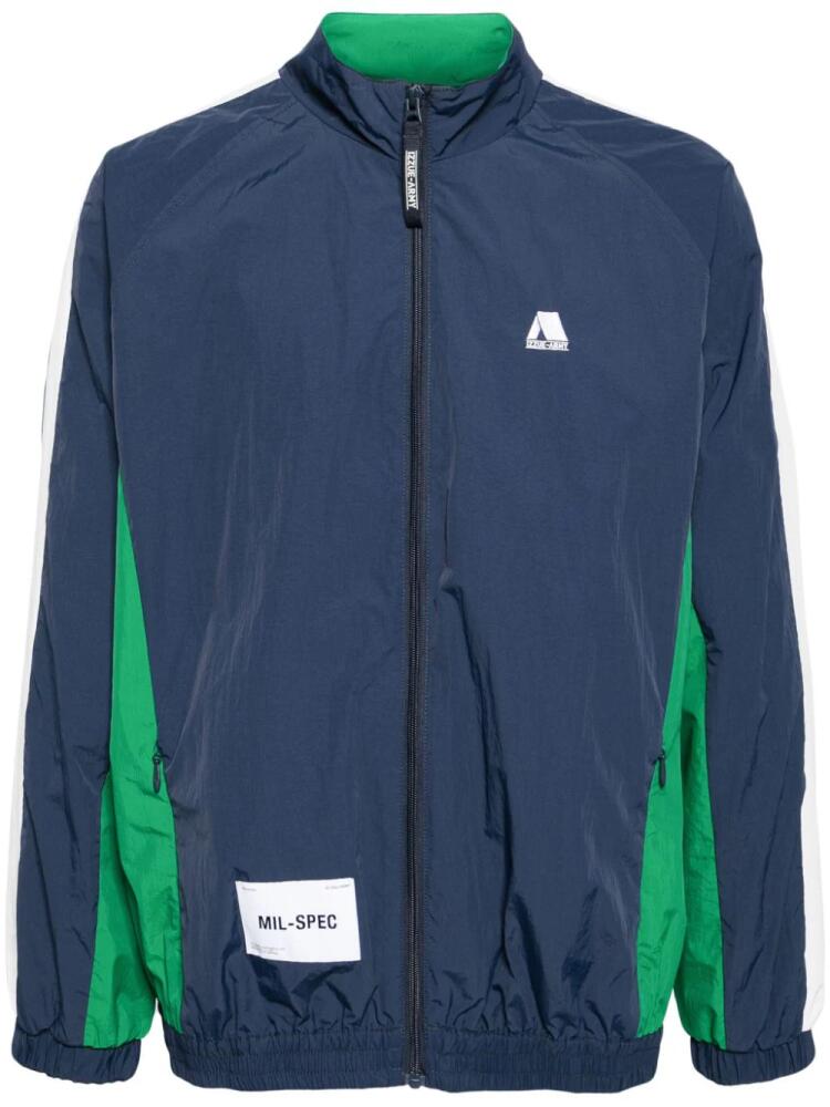 izzue colour-block track jacket - Blue Cover