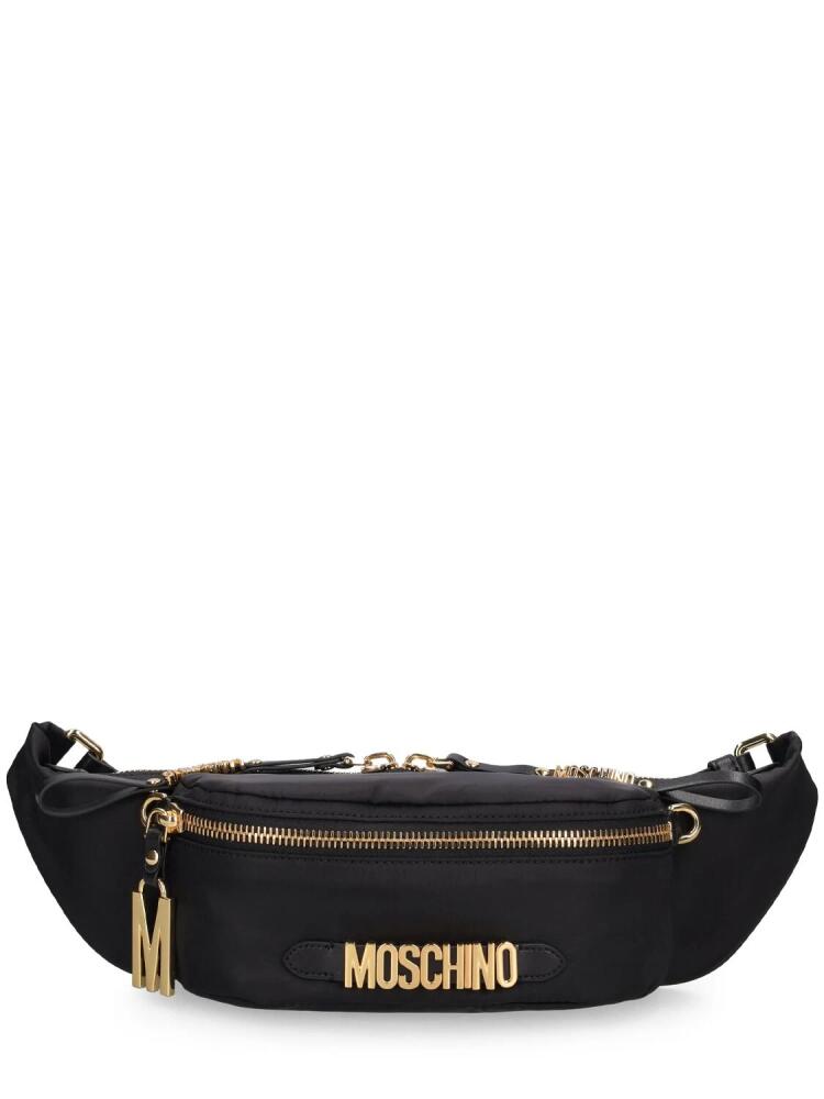 MOSCHINO Multi-pocket Nylon Belt Bag Cover