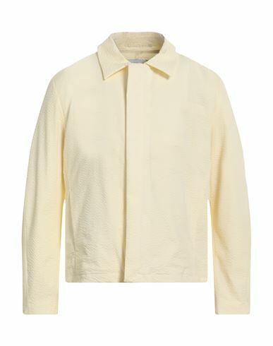 Post Archive Faction (paf) Man Jacket Cream Cotton, Nylon, Polyurethane Cover