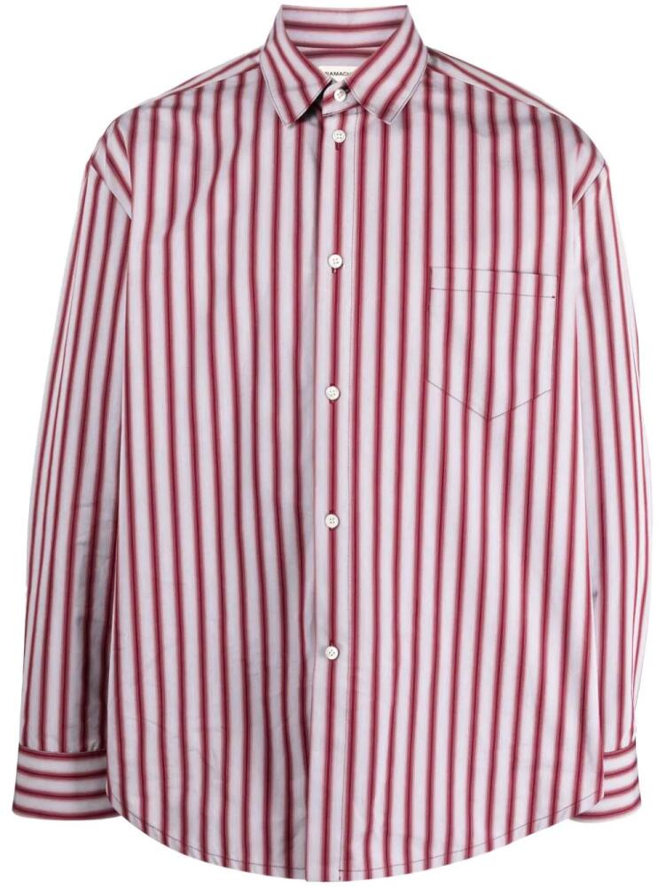 Namacheko striped cotton shirt - White Cover