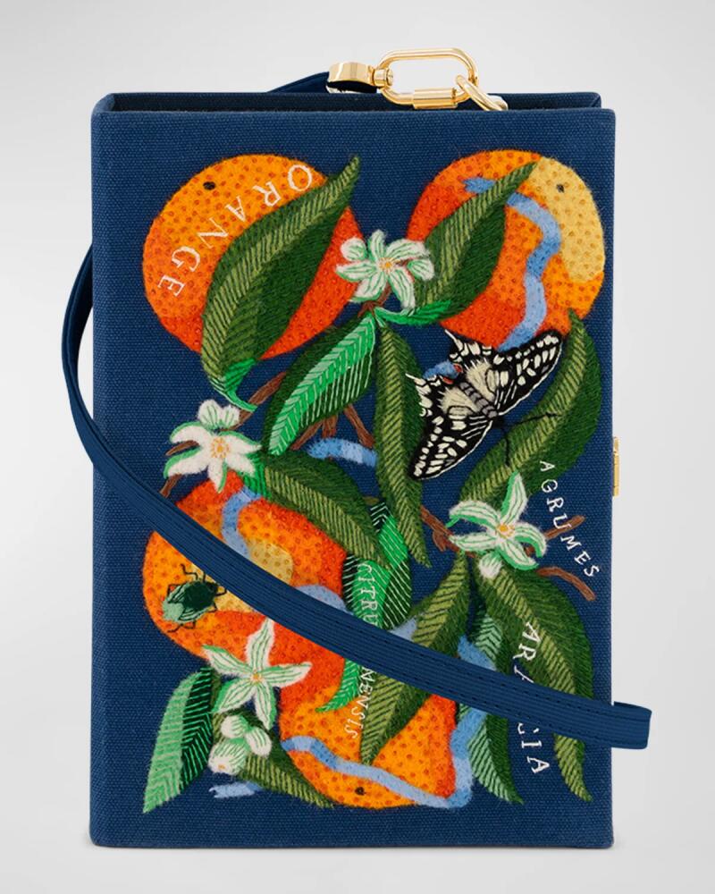 Olympia Le-Tan Oranges Book Clutch Bag Cover