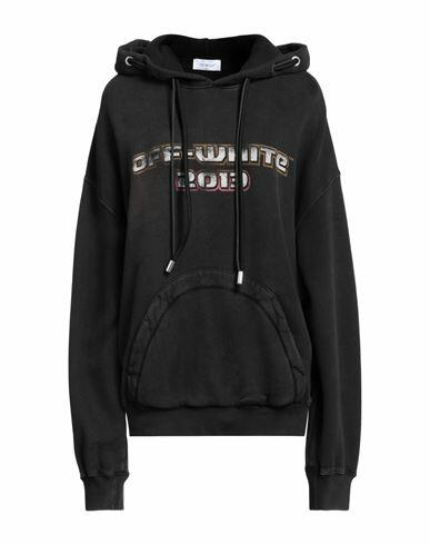 Off-white Woman Sweatshirt Steel grey Cotton Cover