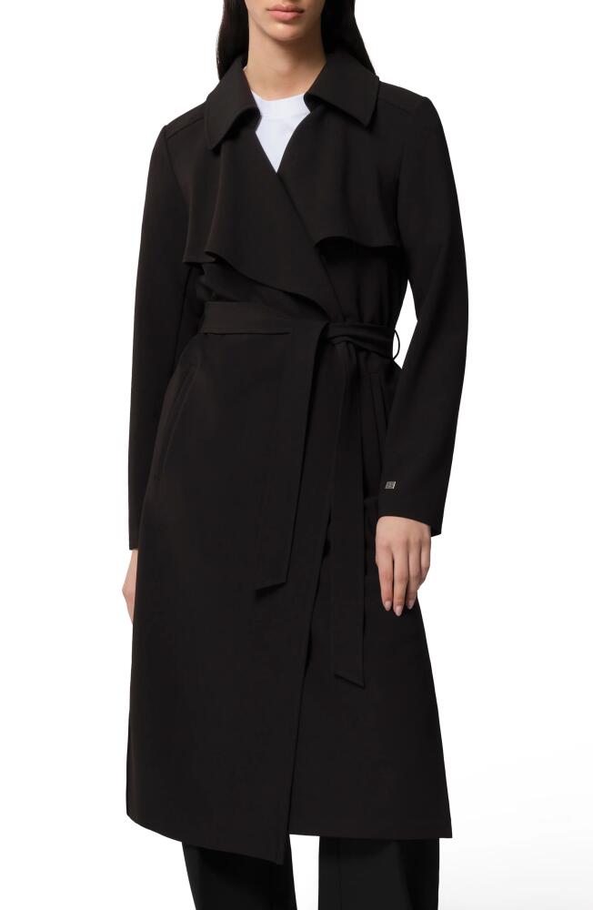 Soia & Kyo Dimitra Trench Coat in Black Cover