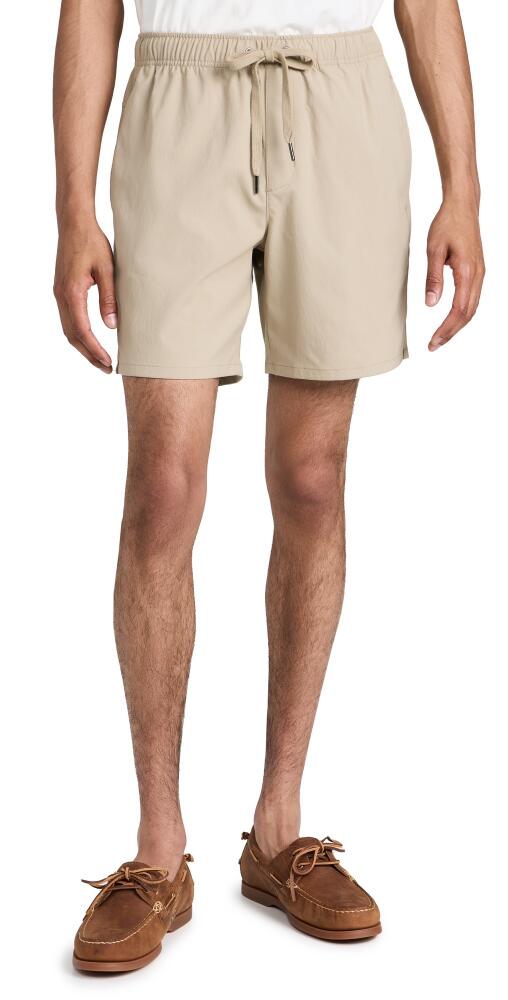 Rhone Boathouse Shorts Khaki Cover