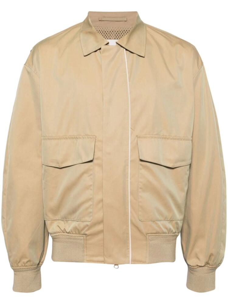 CROQUIS loose zipped jacket - Brown Cover