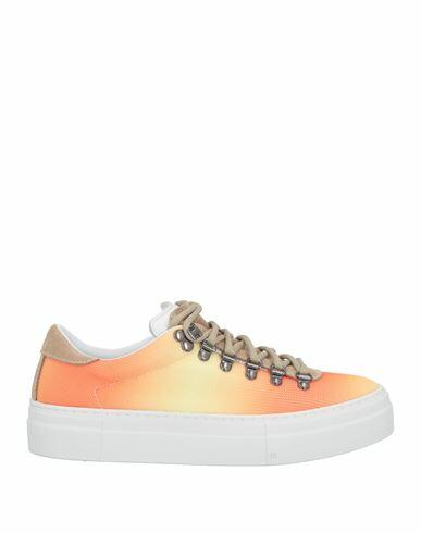 Diemme Woman Sneakers Orange Leather, Textile fibers Cover