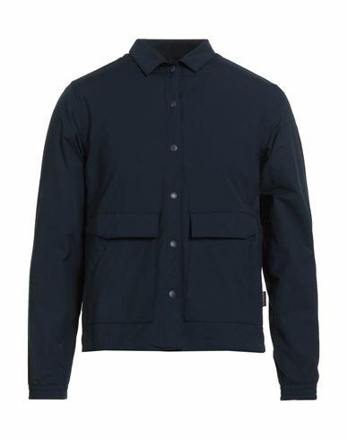 Napapijri Man Shirt Midnight blue Polyester Cover