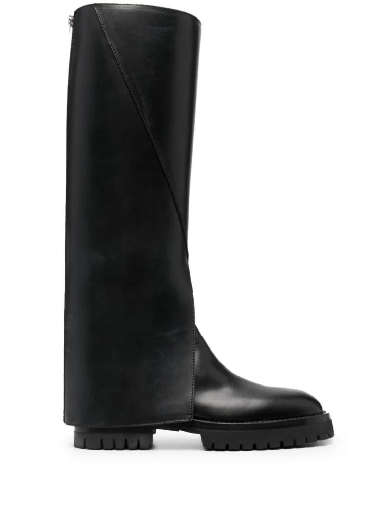 Ann Demeulemeester 45mm leather knee-length boots - Black Cover