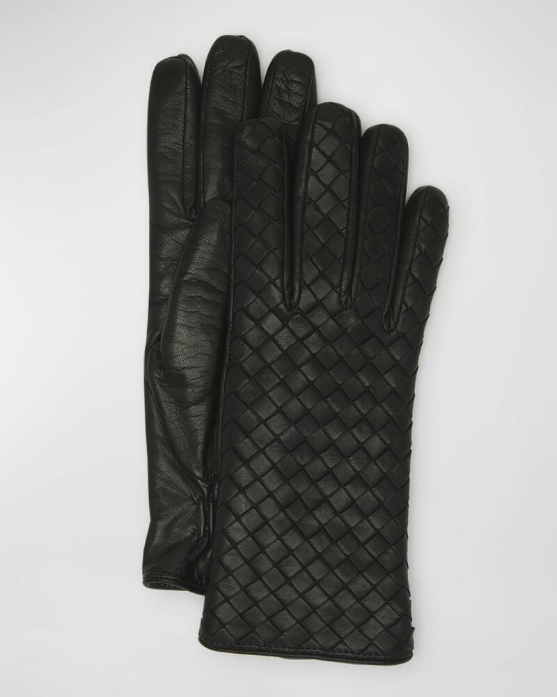 Bottega Veneta Woven Nappa Leather Gloves Cover