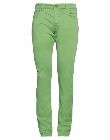 Hand Picked Man Pants Green Cotton, Lyocell, Elastane Cover