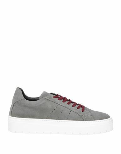 Calpierre Man Sneakers Grey Soft Leather Cover