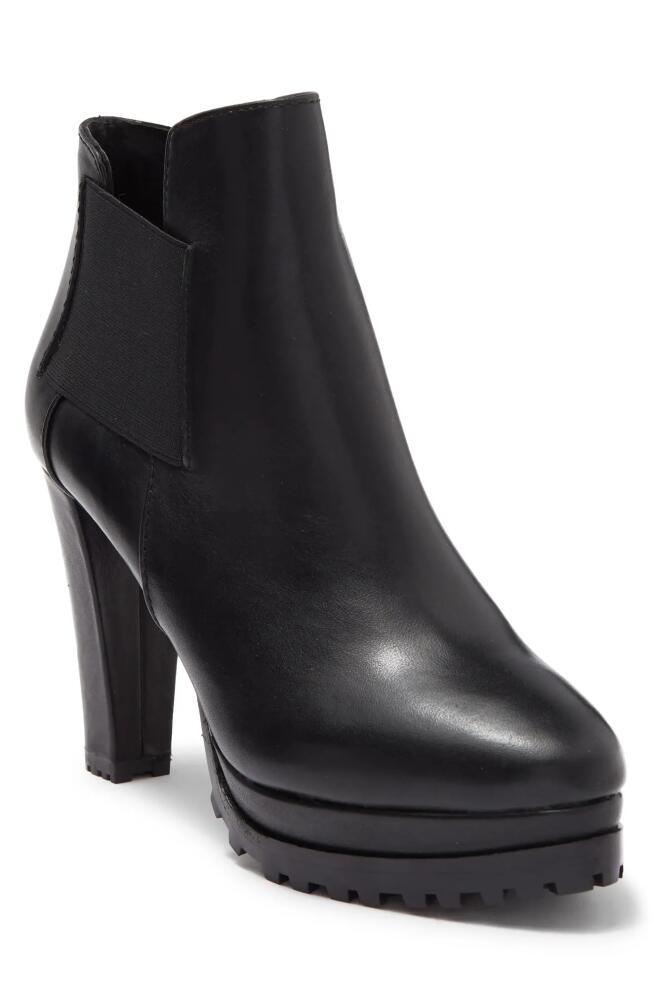 AllSaints Sarris Bootie in Black Leather Cover