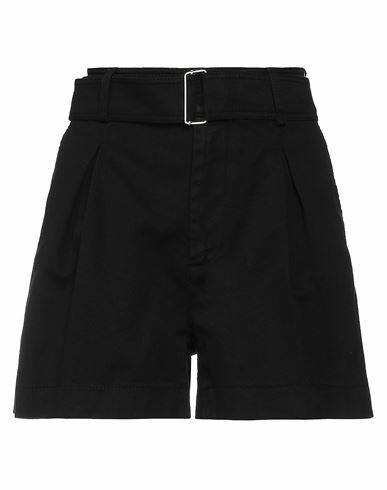 N°21 Woman Shorts & Bermuda Shorts Black Cotton, Elastane Cover