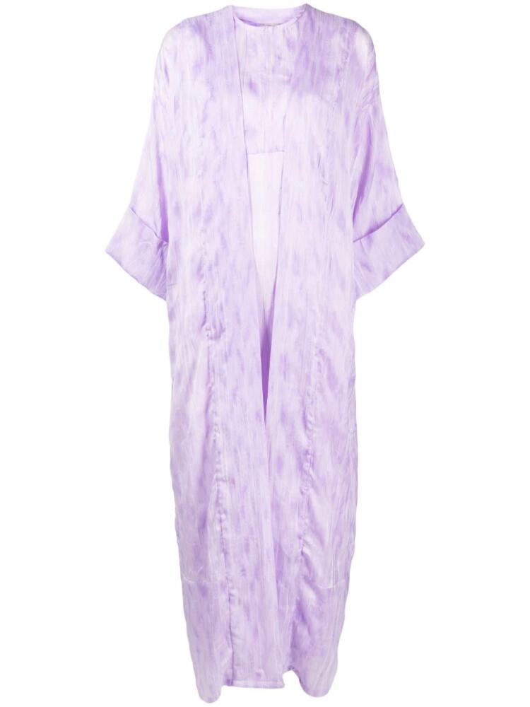 Bambah Isabella kaftan dress set - Purple Cover