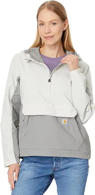 Carhartt Rain Defender(r) Loose Fit Lightweight Packable Anorak (Malt/Asphalt) Women's Clothing Cover