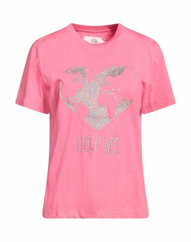 Alberta Ferretti Woman T-shirt Fuchsia Cotton Cover