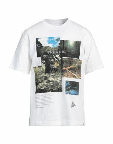 And Wander Man T-shirt White Cotton, Nylon Cover