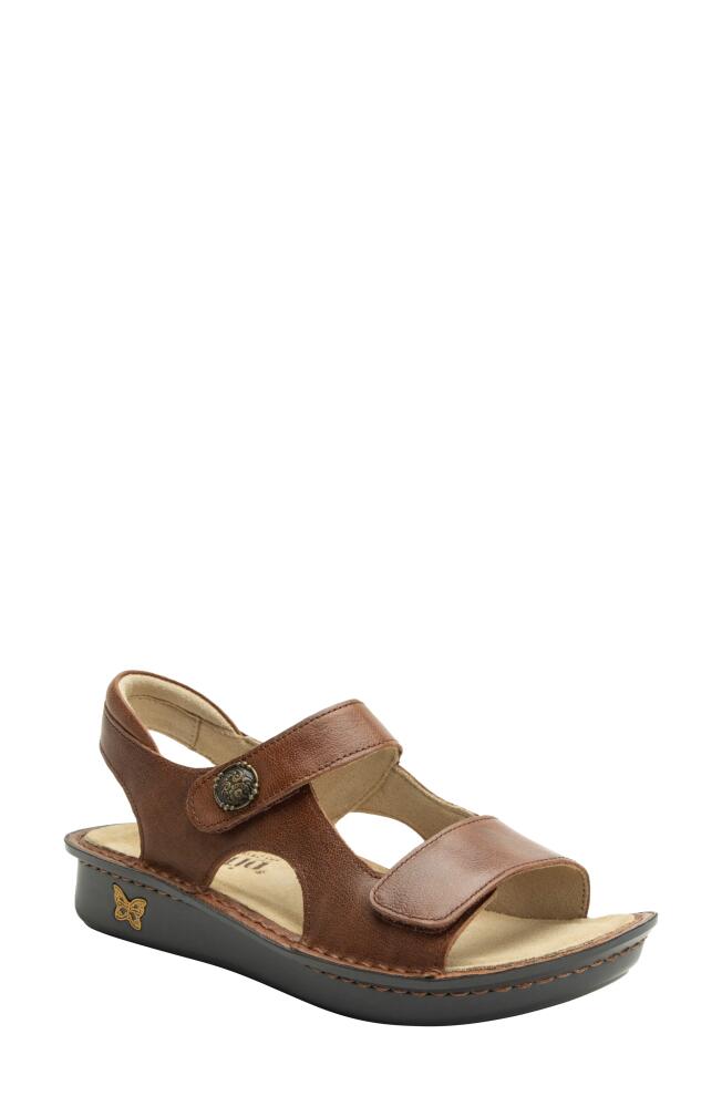 Alegria by PG Lite Vallie Wedge Sandal in Walnut Cover