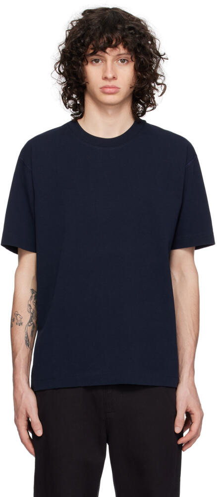 Reigning Champ Navy Dropped Shoulder T-Shirt Cover