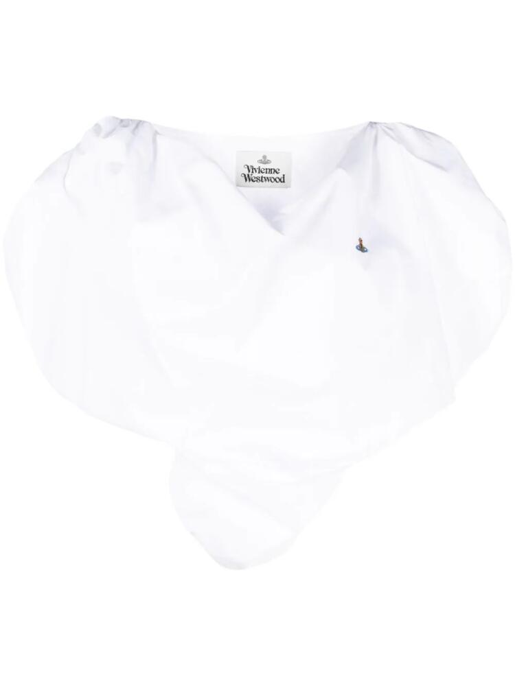 Vivienne Westwood Heart asymmetric top - White Cover