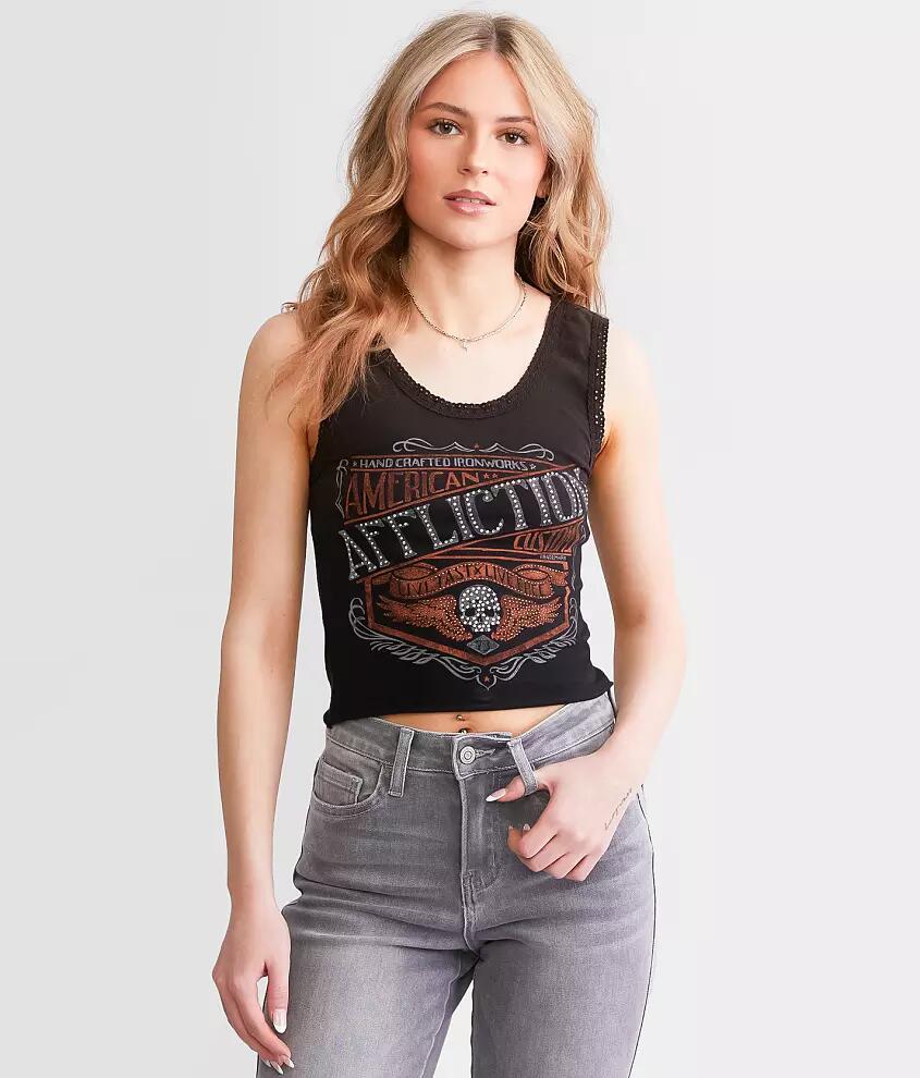 Affliction American Customs Fuel Injected Tank Top Cover