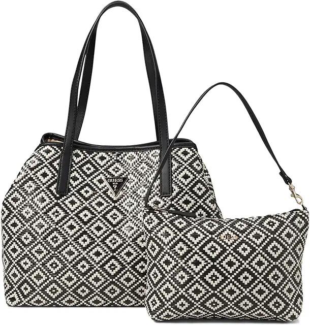 GUESS Vikky II 2 In 1 Tote (Black) Tote Handbags Cover